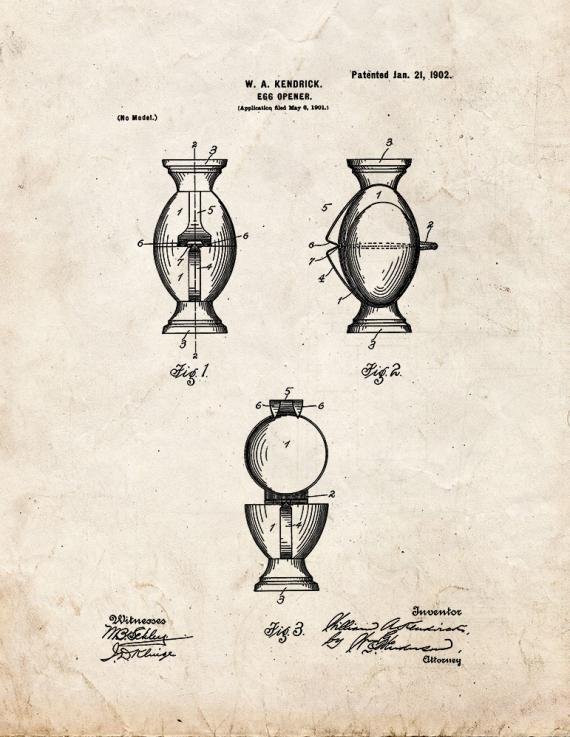 Patent Blueprint 3035 1 12 A4 Photo Print