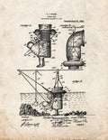 Patent Blueprint 3040 1 12 A4 Photo Print