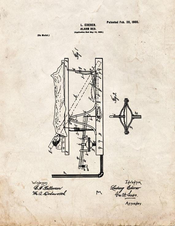 Patent Blueprint 3041 1 12 A4 Photo Print