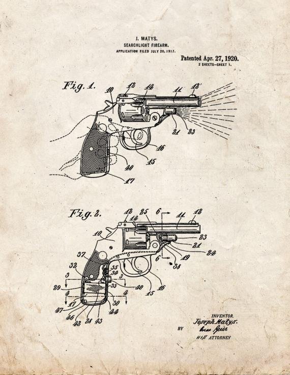 Patent Blueprint 3050 1 12 A4 Photo Print