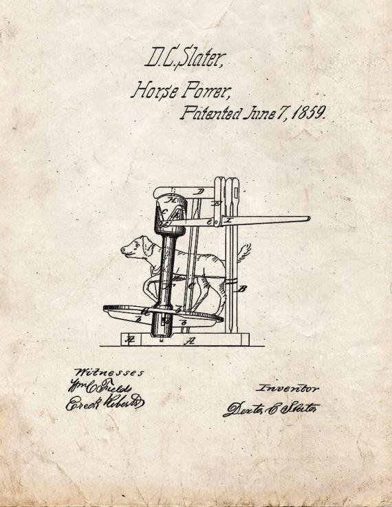 Patent Blueprint 3054 1 12 A4 Photo Print