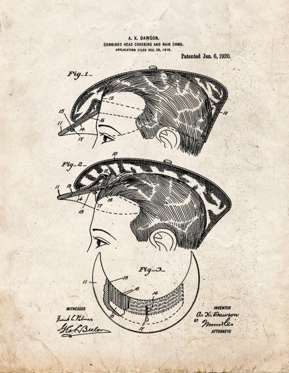 Patent Blueprint 3055 1 12 A4 Photo Print