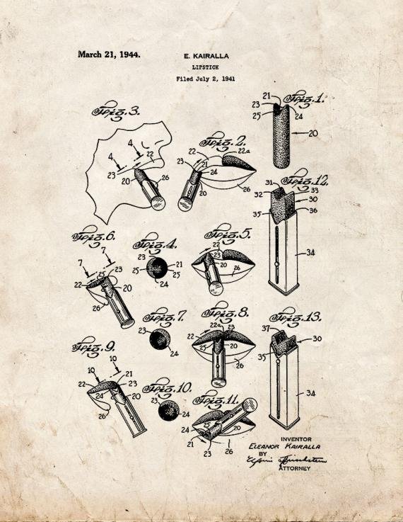 Patent Blueprint 306 1 12 A4 Photo Print