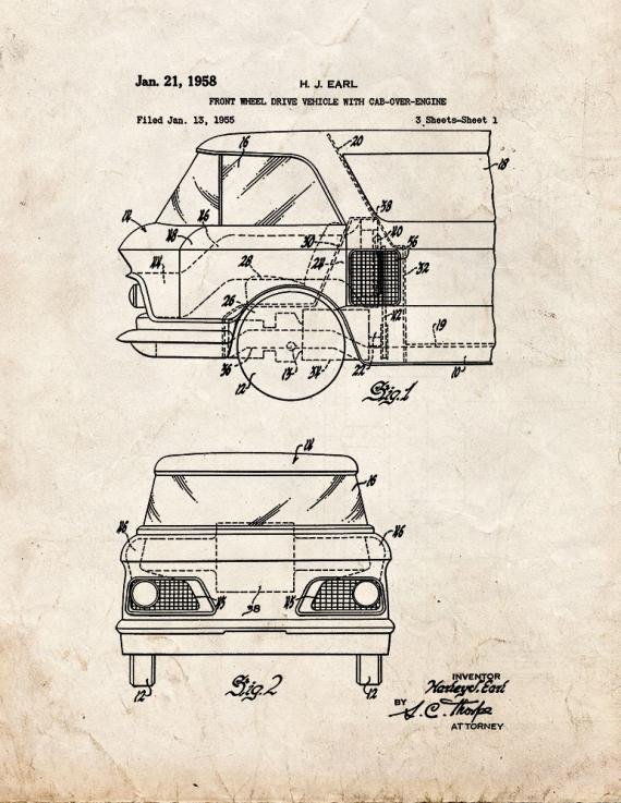 Patent Blueprint 3061 1 12 A4 Photo Print