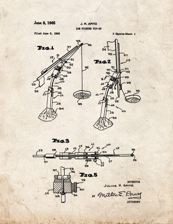 Patent Blueprint 3065 1 12 A4 Photo Print