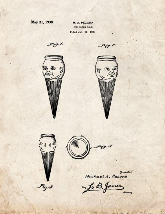 Patent Blueprint 3066 1 12 A4 Photo Print