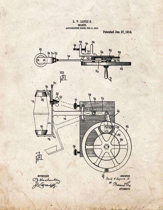 Patent Blueprint 3067 1 12 A4 Photo Print