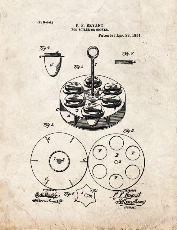 Patent Blueprint 3068 1 12 A4 Photo Print