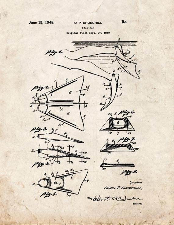 Patent Blueprint 307 1 12 A4 Photo Print