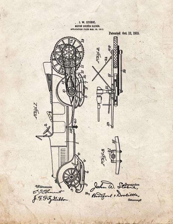 Patent Blueprint 3079 1 12 A4 Photo Print