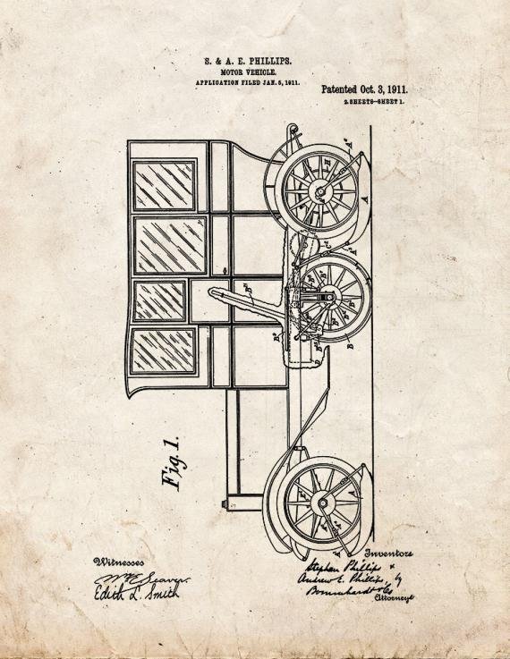 Patent Blueprint 3081 1 12 A4 Photo Print