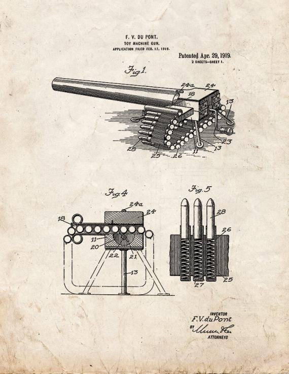 Patent Blueprint 3085 1 12 A4 Photo Print