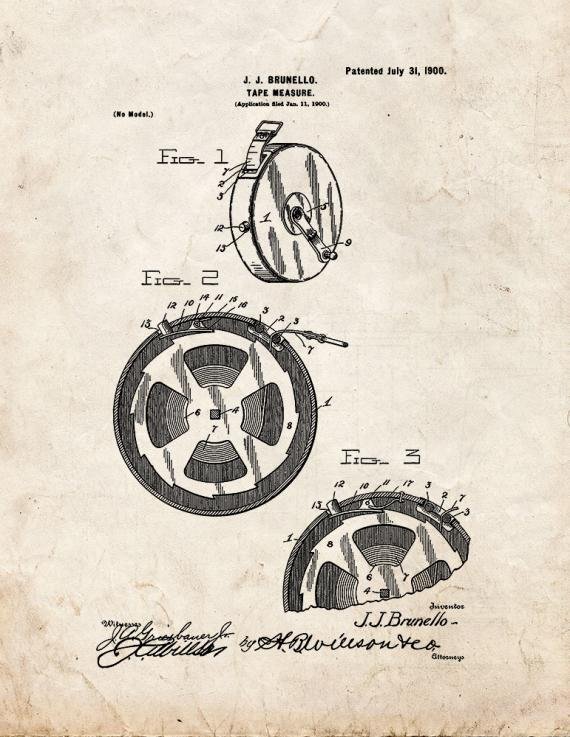 Patent Blueprint 309 1 12 A4 Photo Print