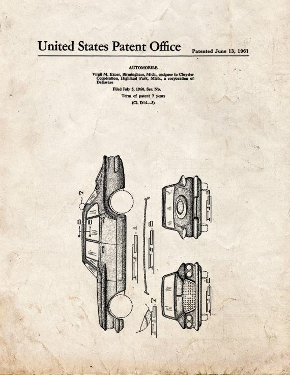 Patent Blueprint 3101 1 12 A4 Photo Print