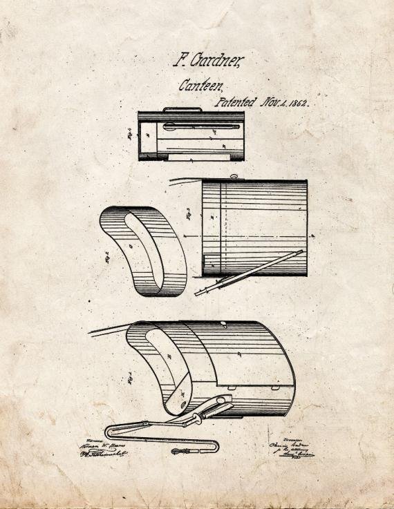 Patent Blueprint 3105 1 12 A4 Photo Print