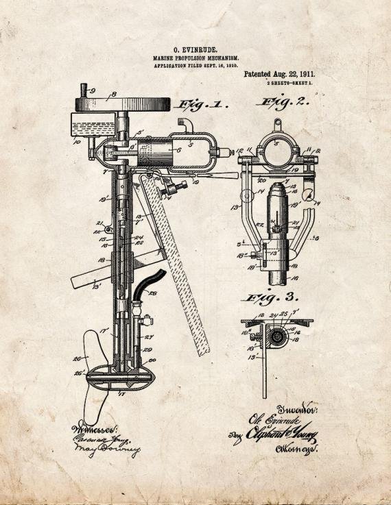 Patent Blueprint 311 1 12 A4 Photo Print