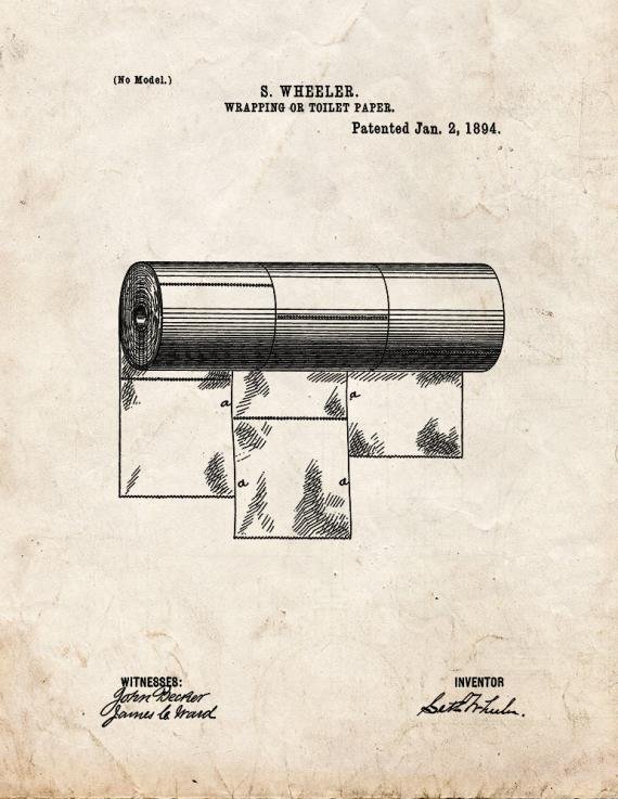 Patent Blueprint 3110 1 12 A4 Photo Print