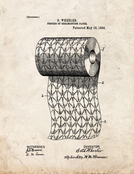 Patent Blueprint 3111 1 12 A4 Photo Print
