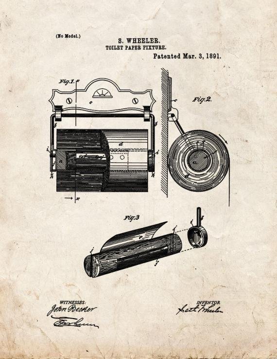 Patent Blueprint 3112 1 12 A4 Photo Print