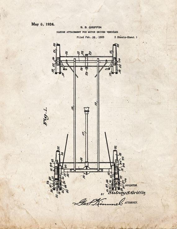 Patent Blueprint 3115 1 12 A4 Photo Print
