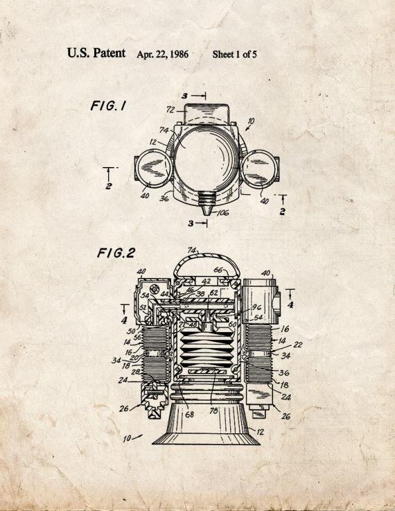 Patent Blueprint 3116 2 12 A4 Photo Print