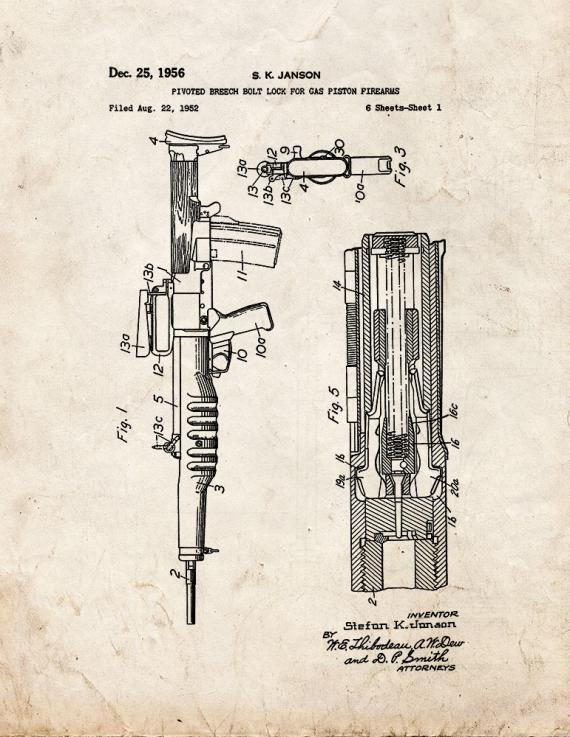 Patent Blueprint 3118 1 12 A4 Photo Print