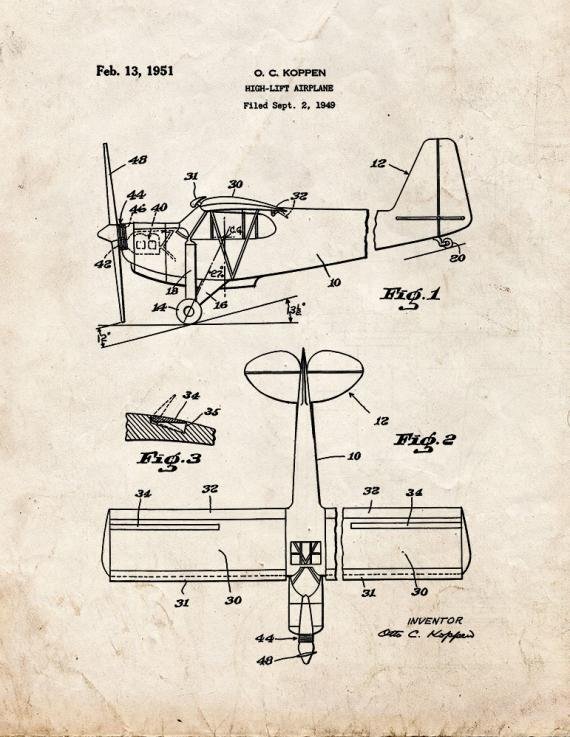 Patent Blueprint 3123 1 12 A4 Photo Print