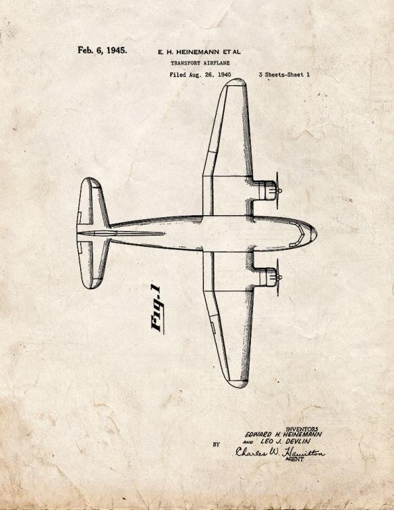 Patent Blueprint 3128 1 12 A4 Photo Print