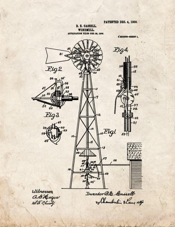 Patent Blueprint 313 1 12 A4 Photo Print