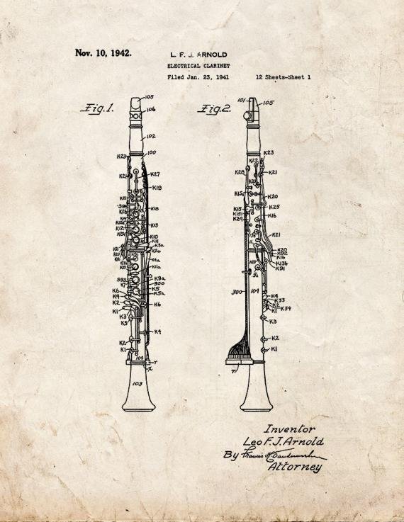 Patent Blueprint 3134 1 12 A4 Photo Print