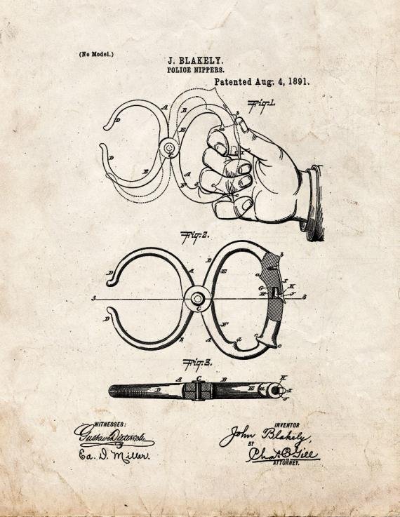 Patent Blueprint 3136 1 12 A4 Photo Print