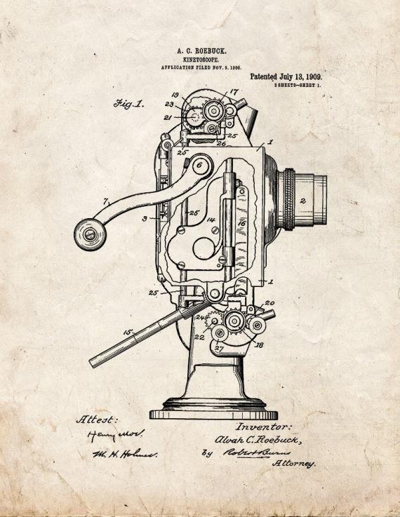 Patent Blueprint 3145 1 12 A4 Photo Print