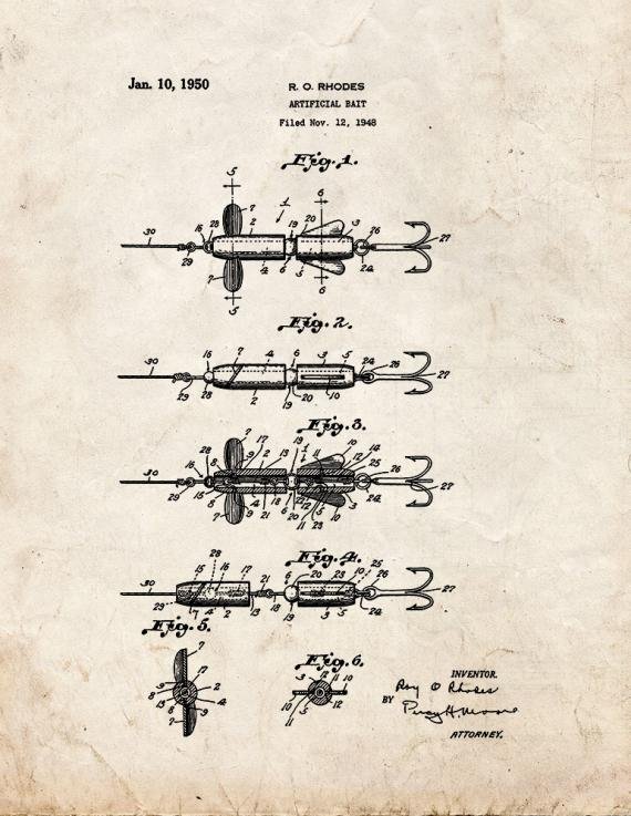 Patent Blueprint 3152 1 12 A4 Photo Print