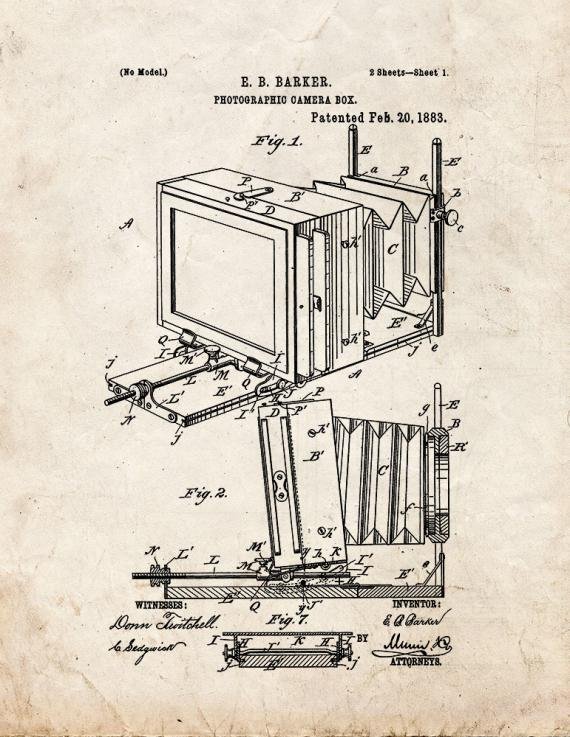 Patent Blueprint 3153 1 12 A4 Photo Print