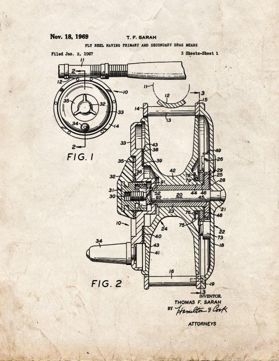 Patent Blueprint 3155 1 12 A4 Photo Print