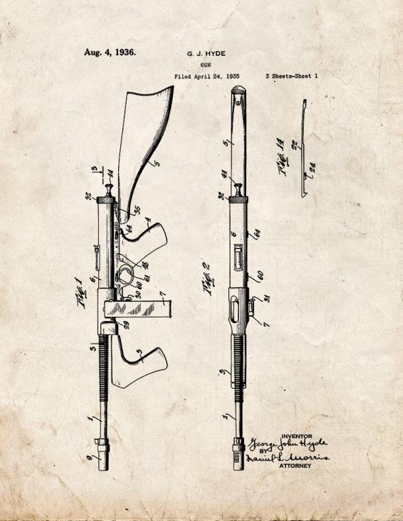 Patent Blueprint 3158 1 12 A4 Photo Print