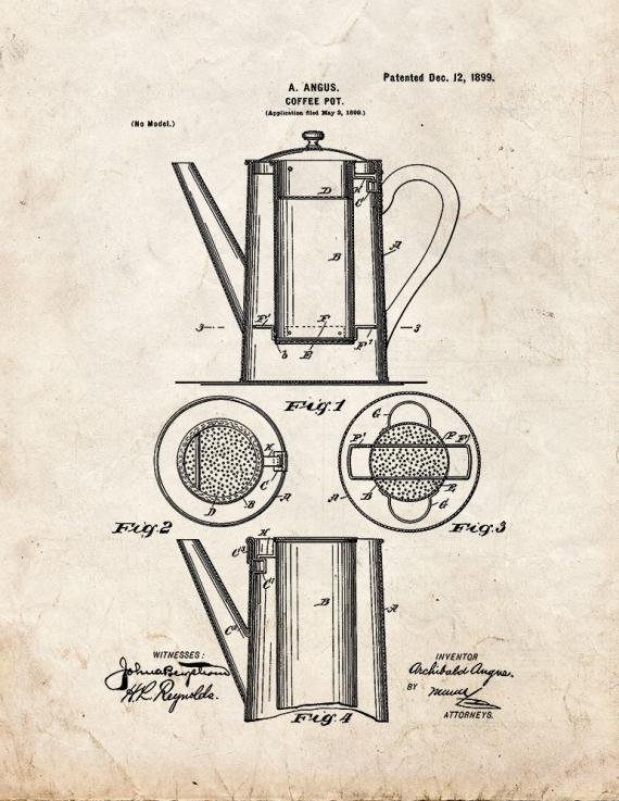 Patent Blueprint 3175 1 12 A4 Photo Print