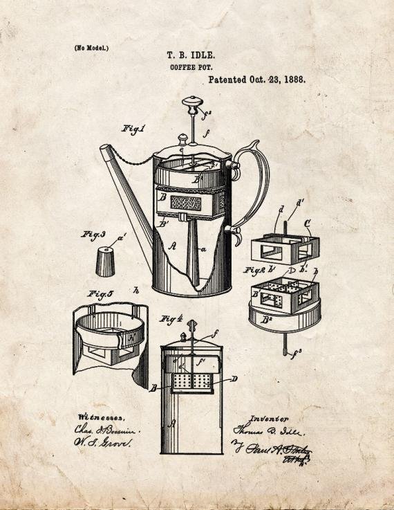 Patent Blueprint 3176 1 12 A4 Photo Print