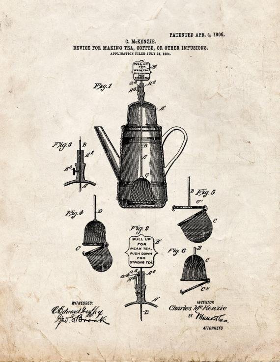 Patent Blueprint 3180 1 12 A4 Photo Print
