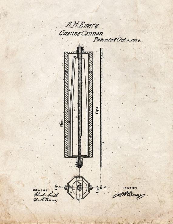 Patent Blueprint 3182 1 12 A4 Photo Print