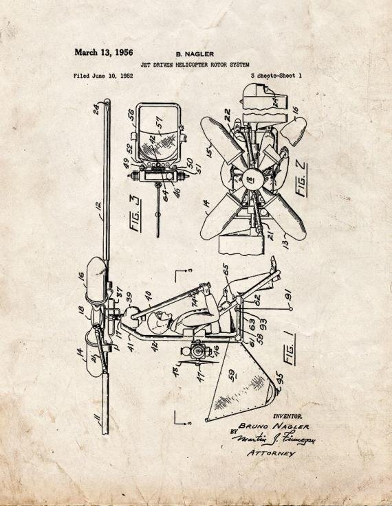 Patent Blueprint 3183 1 12 A4 Photo Print