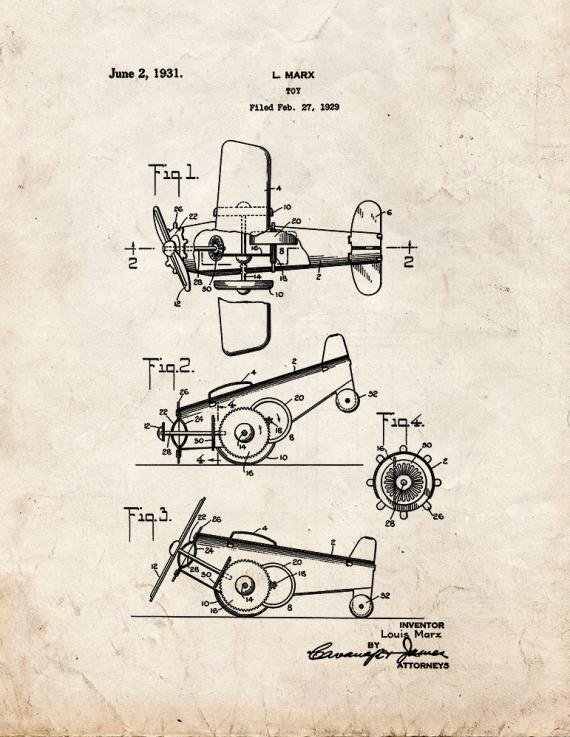 Patent Blueprint 3190 1 12 A4 Photo Print