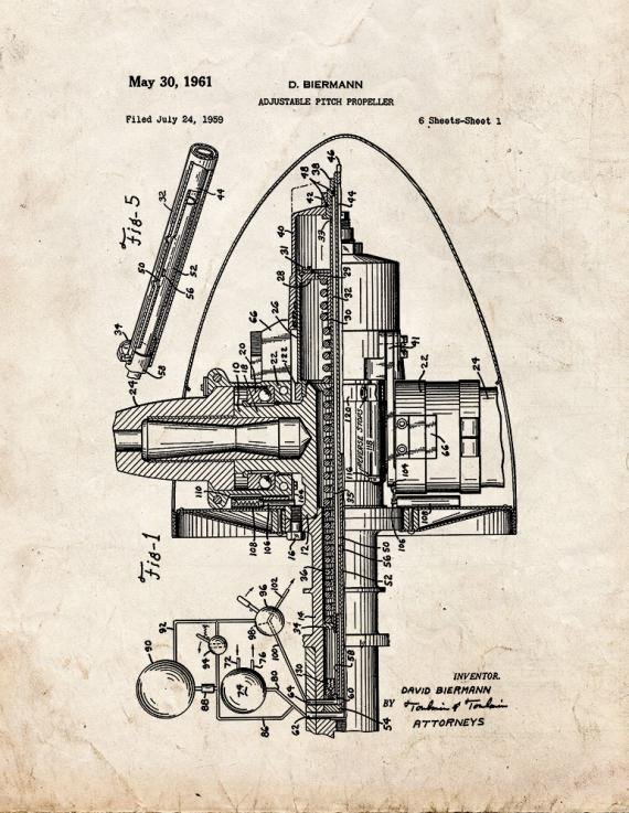 Patent Blueprint 3195 1 12 A4 Photo Print