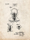 Patent Blueprint 3203 1 12 A4 Photo Print
