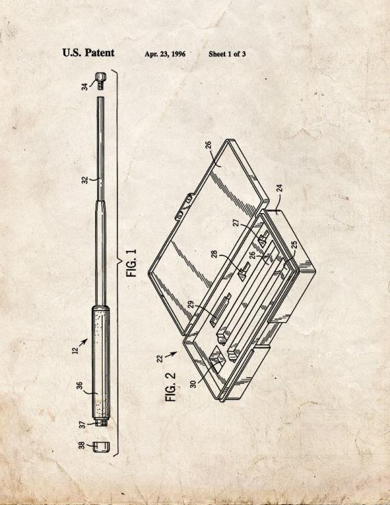 Patent Blueprint 3205 2 12 A4 Photo Print
