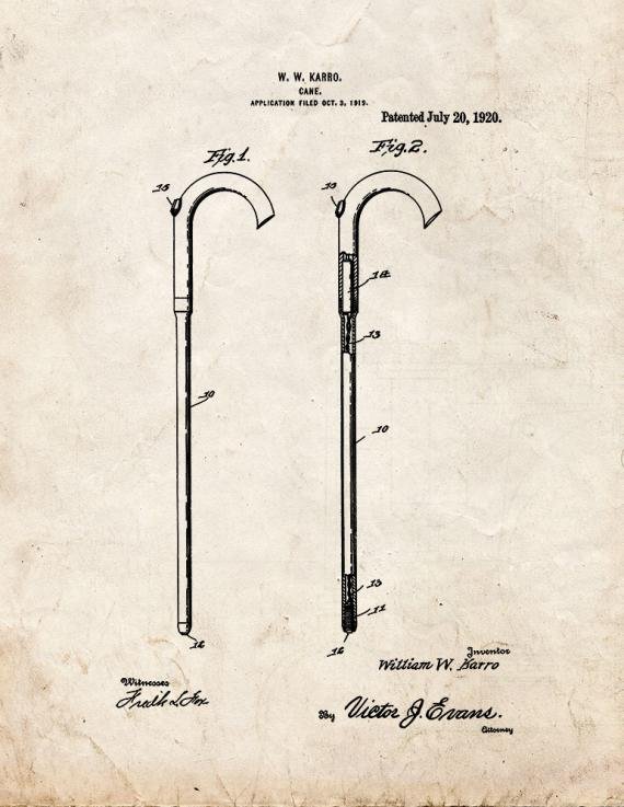 Patent Blueprint 3206 1 12 A4 Photo Print