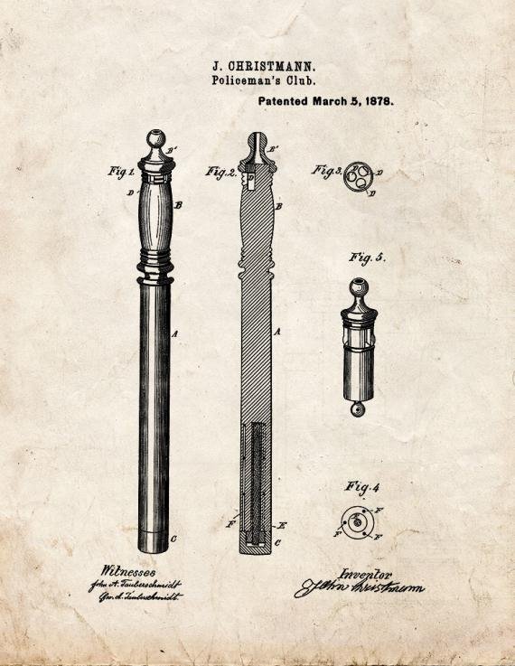 Patent Blueprint 3208 1 12 A4 Photo Print