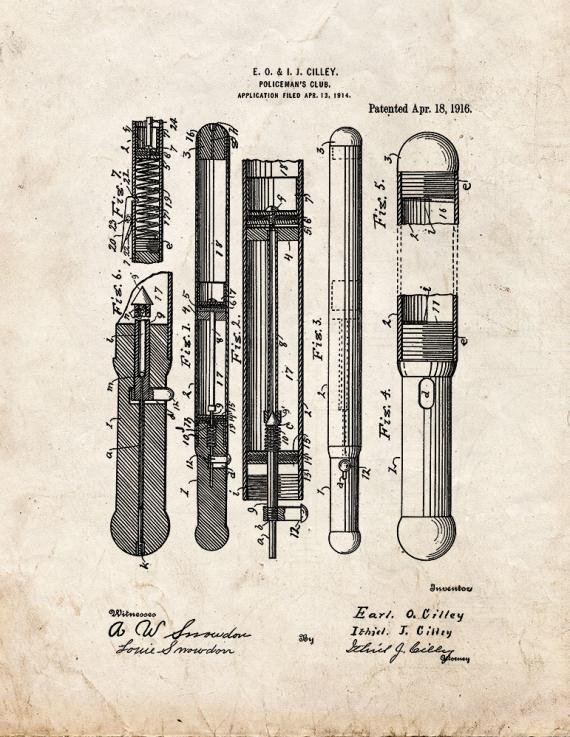 Patent Blueprint 3209 1 12 A4 Photo Print