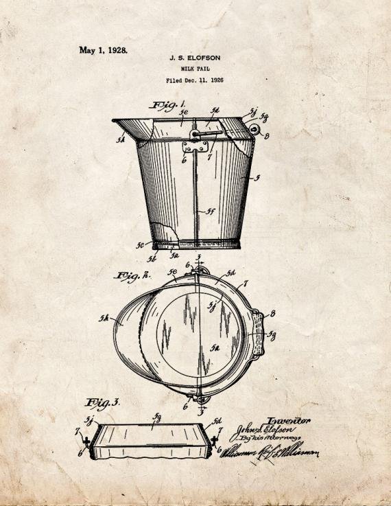 Patent Blueprint 3214 1 12 A4 Photo Print