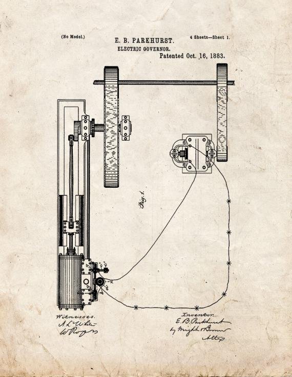 Patent Blueprint 3215 1 12 A4 Photo Print